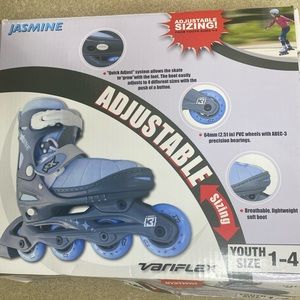 Variflex “Jasmine” adjustable youth skates/rollerblades